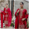 Radiant Elegance: The Red Wedding Ensemble