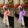 Fashionable Women Radiating Joyful Colors