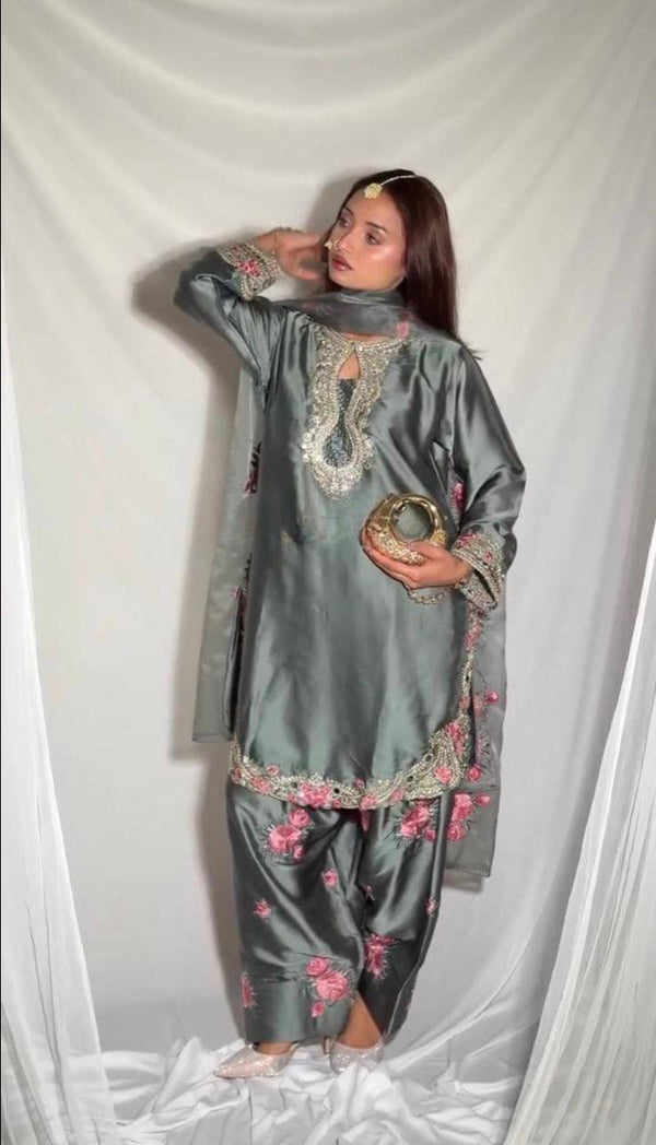 Elegant Pakistani Attire: Four Unique Styles
