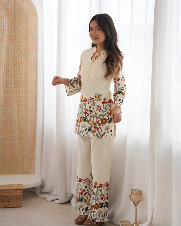 Effortless Elegance in Floral Fashion