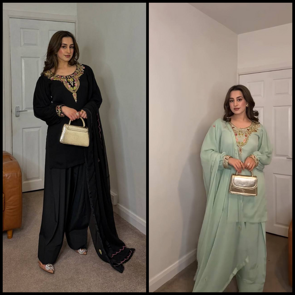 Luxurious Stitch Detail Formal Attire