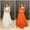 Chic and Stunning Orange Floor-Length Dress