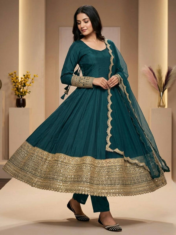 Exquisite Anarkali Suit with Intricate Embroidery