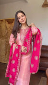 Exquisite Suit Ensemble with Stylish Dupatta