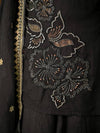 Black Traditional Top Palazzo with Dupatta