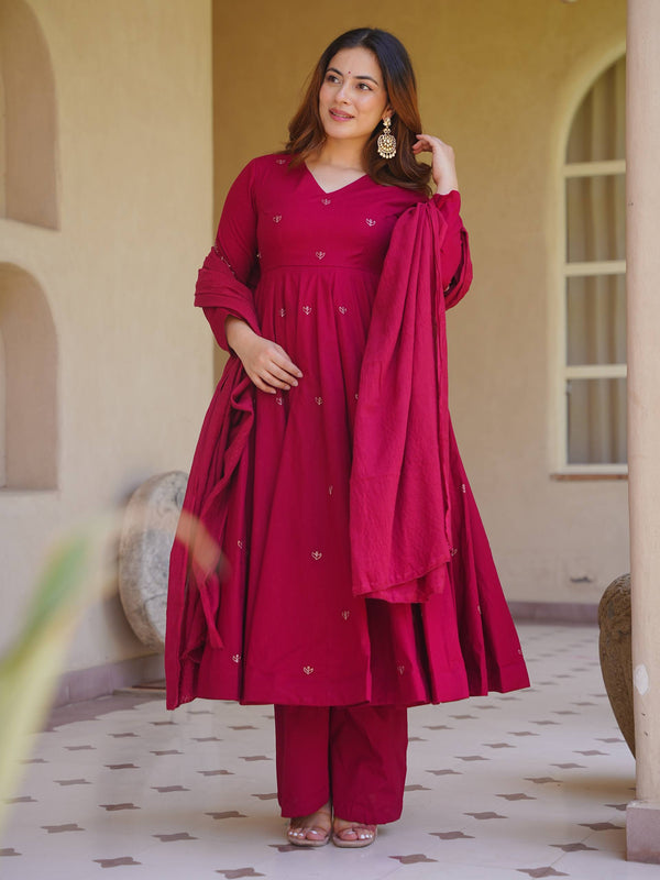 Classic Festive Wear Anarkali Set