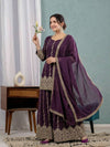 Luxury Purple Festive Ethnic Wear Set