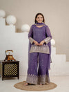Royal Elegance in Every Thread 💜