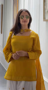 Festive Mustard Suit Set Collection