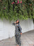 Elegant Blue Printed Suit Ensemble