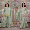 Graceful Green Ensemble for Modern Women