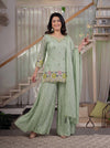 Graceful Green Ensemble for Modern Women