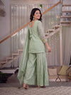 Graceful Green Ensemble for Modern Women