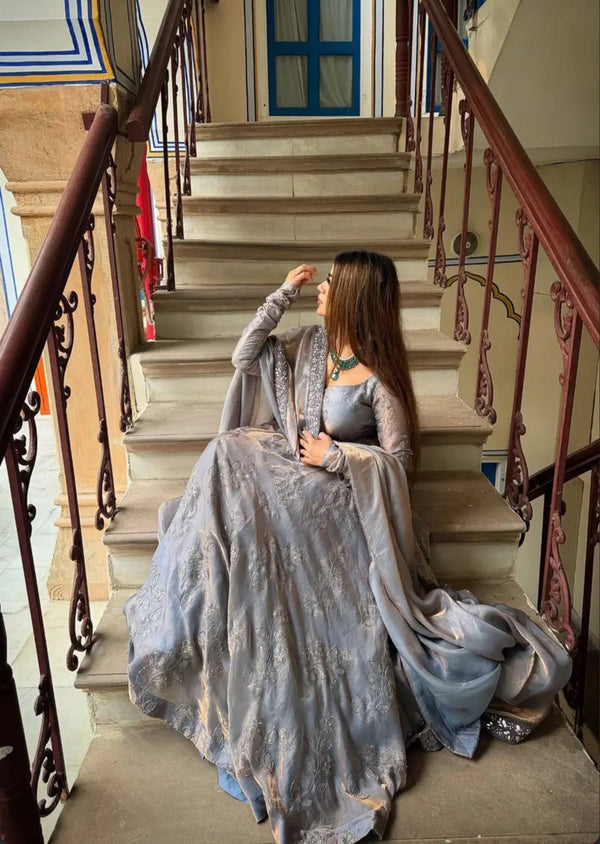 Elegance in Every Step Grey Glam