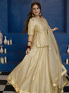 Timeless Beige Silk Lehenga for Graceful Occasions