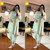 Elegant Floral Embroidered Ethnic Wear