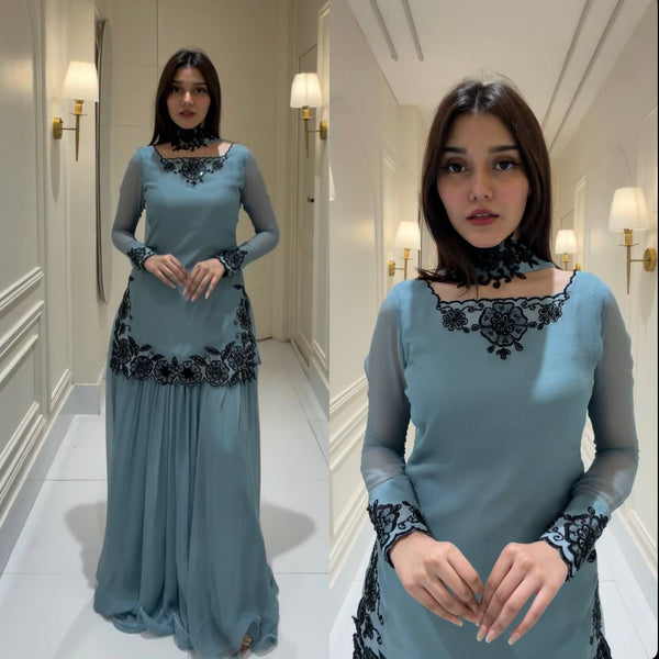 Elegant Azure Charm for Timeless Beauty