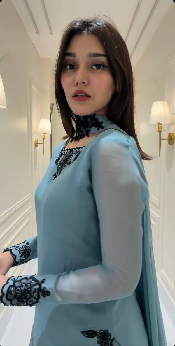 Elegant Azure Charm for Timeless Beauty