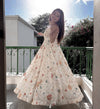 Elegant Moments on the Floral Balcony