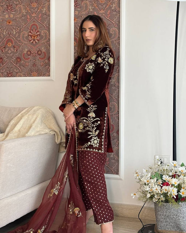 Timeless Charm in Luxurious Fabric