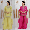 Stylish Fusion of Yellow and Pink