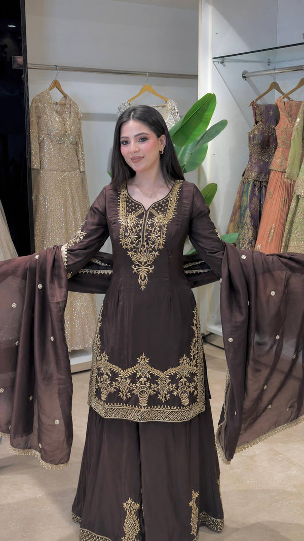 Fashion Forward Woman in Earthy Tones