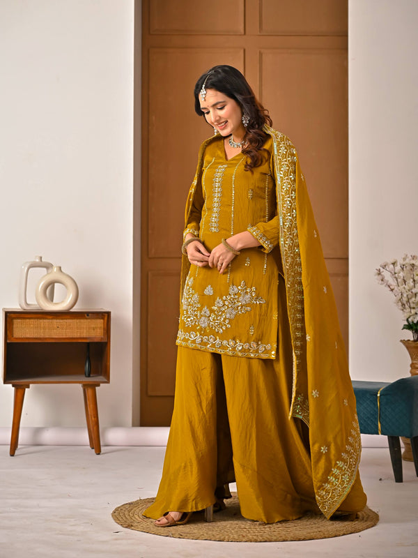 Chic Mustard Ensemble for Modern Women