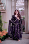 Graceful Presence in a Purple Dress