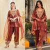 Fashionable Outfit with Bold Dupatta