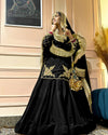 Regal Zari and Stone Embellished Hand work