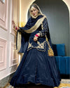 Regal Zari and Stone Embellished Hand work