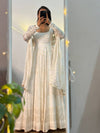 Radiant Reflections: The White Dress Selfie