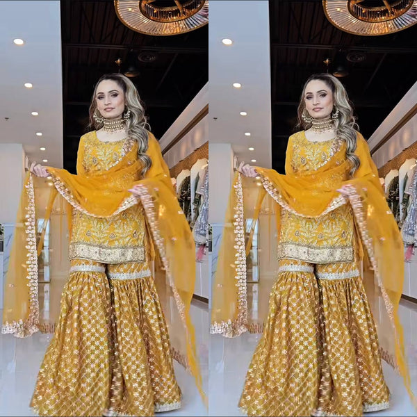 Golden Glow: A Woman's Poised Presence