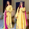 Vibrant Elegance in Yellow and Pink