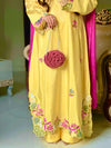 Vibrant Elegance in Yellow and Pink