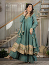 Stunning Green Anarkali for Cultural Celebrations
