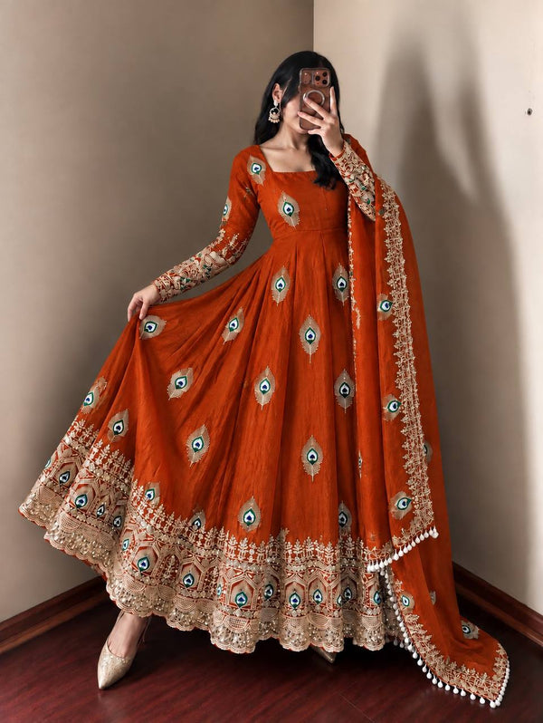 Colorful Indian Dresses Showcasing Embroidery Art