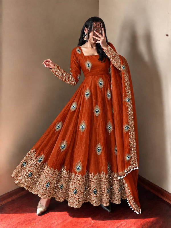 Colorful Indian Dresses Showcasing Embroidery Art