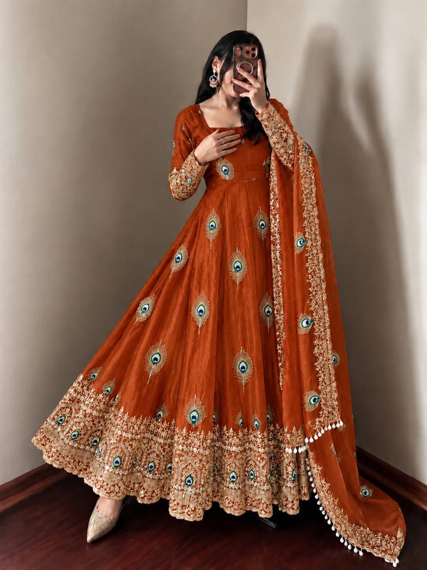 Colorful Indian Dresses Showcasing Embroidery Art