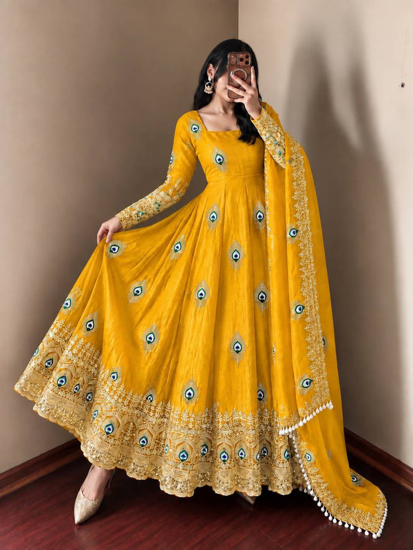 Colorful Indian Dresses Showcasing Embroidery Art