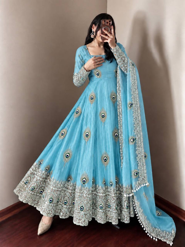 Colorful Indian Dresses Showcasing Embroidery Art