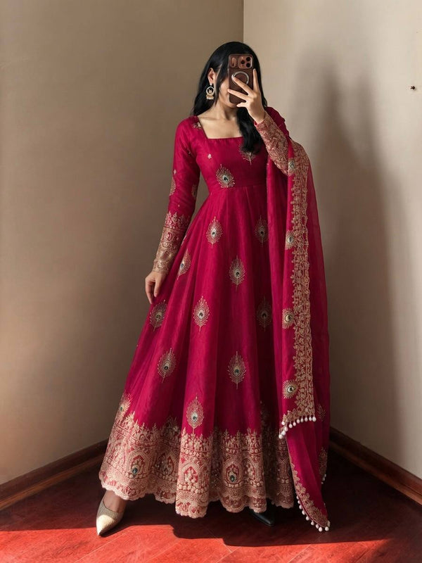 Colorful Indian Dresses Showcasing Embroidery Art