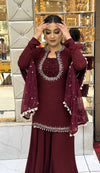 Artfully Crafted Suit with Matching Dupatta