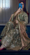 Glam Vibe Stylish Sharara Outfit With Dupatta