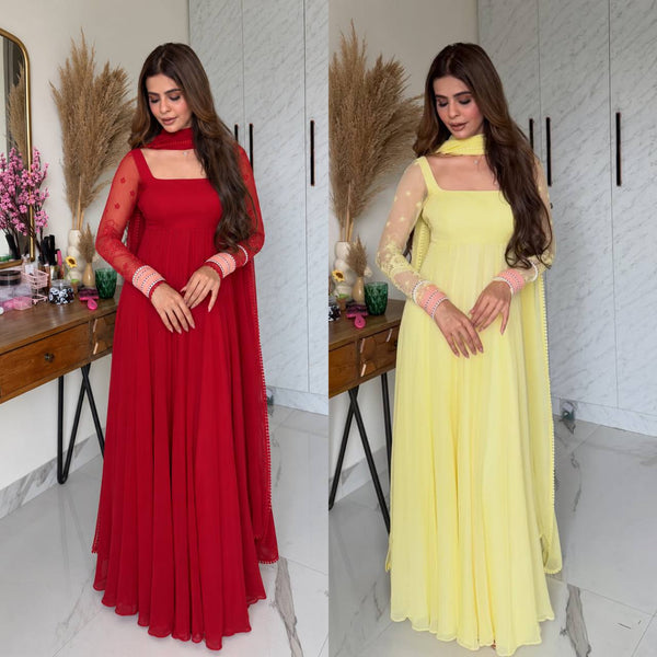 Gorgeous Festive Gown Ensemble