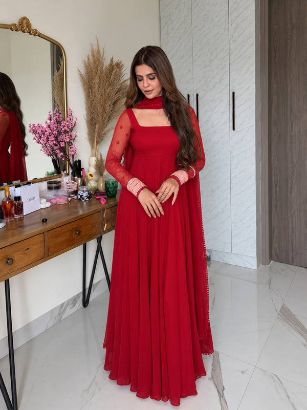 Gorgeous Festive Gown Ensemble