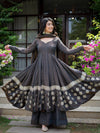 Elegant Dark Grey Anarkali Suit for Women