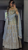Party Wear Look Top Lehenga and Dupatta