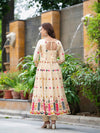 Timeless Beige Anarkali Ensemble