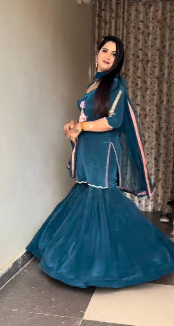 Elegance in Fusion The Enchanting Harmony of a Blue Dress